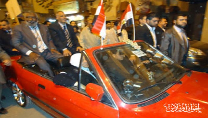 اختتام الحملة الانتخابية لمرشحي "الحرية والعدالة" بدمياط