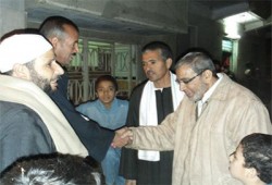 استقبال حافل لمرشحي "الحرية والعدالة" بقرى المنيا