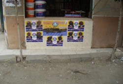 الفلول يطمسون دعاية "الحرية والعدالة" بالشرقية!