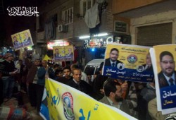 مسيرة انتخابية لـ"دراج" و"صادق" في "أرض اللواء"