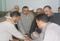 مرشحو"الحرية والعدالة" يحقنون دماء عائلتين بالمنيا