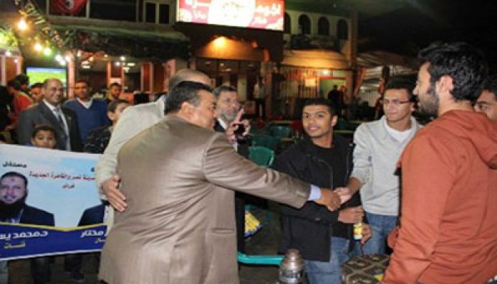 جولة انتخابية ناجحة لعصام مختار بمدينة نصر