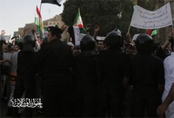 ثوار سوريا يحتفون بقرار الجامعة ويطالبون بمحاكمة بشار