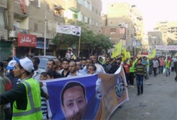 مسيرة حاشدة لـ"الحرية والعدالة" ببولاق الدكرور