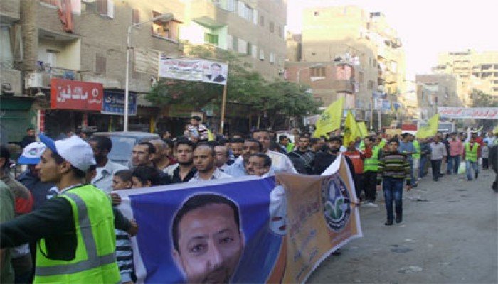 مسيرة حاشدة لـ"الحرية والعدالة" ببولاق الدكرور