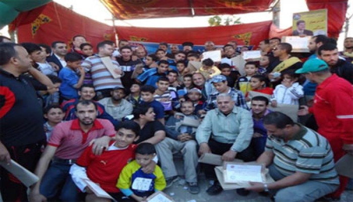 مشاركة واسعة بـ"ماراثون" الحرية والعدالة في دمياط