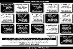 نشطاء أسوان يستكملون حملة مقاطعة الفلول