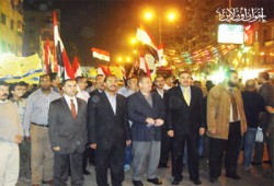 مسيرات ابتهاجية بالعيد لـ"الحرية والعدالة" بشمال القاهرة