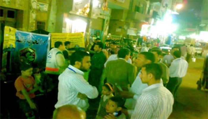 حملة تعريفية بـ"الحرية والعدالة" في الحوامدية