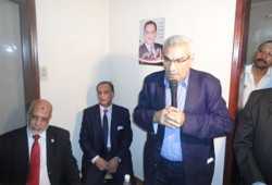 أبو عوف يشارك في افتتاح مقر "الكرامة" بالمنصورة