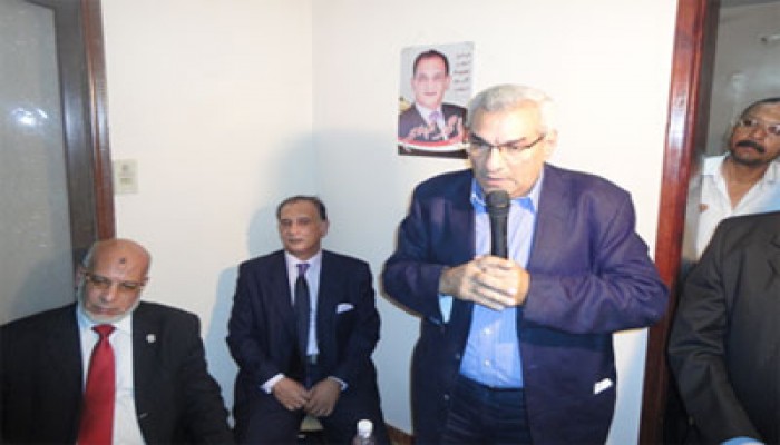 أبو عوف يشارك في افتتاح مقر "الكرامة" بالمنصورة