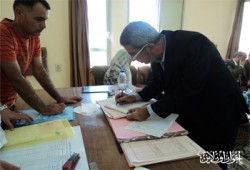 عبد الرحمن الشوربجي يقدم أوراقه على مقعد "الفئات" بشمال سيناء