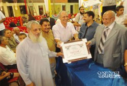 "الحرية والعدالة" يكرم أبطال أكتوبر بالدقهلية والأقصر