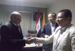 "الحرية والعدالة" بالإسكندرية يستقبل وفدًا من اليابان