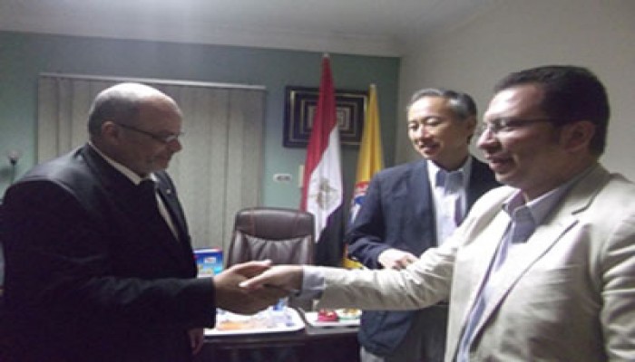"الحرية والعدالة" بالإسكندرية يستقبل وفدًا من اليابان