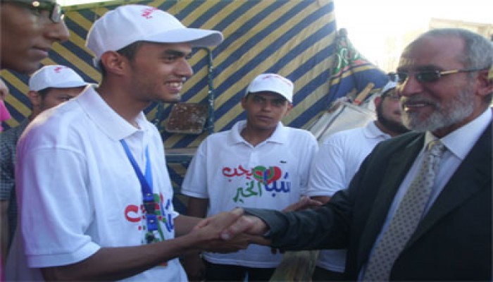 المرشد العام يزور معرض شباب الإخوان بالإسماعيلية