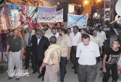 جولتان تعريفيتان بحزب "الحرية والعدالة" في دمياط