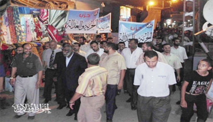 جولتان تعريفيتان بحزب "الحرية والعدالة" في دمياط