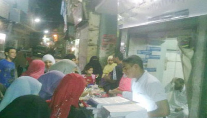 "الحرية والعدالة" بالخصوص ينظم معرضًا خيريًّا للمستلزمات المدرسية