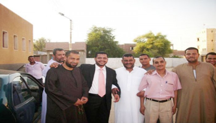 تهنئة بزفاف المهندس محمود إمبابي