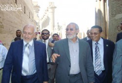 المرشد العام يختتم زيارته للأقصر بزيارة أشهر آثارها