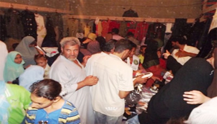 افتتاح سوق خيري لـ"الحرية والعدالة" ببورسعيد