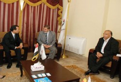 "الحرية والعدالة" يستقبل السفير الياباني بالقاهرة