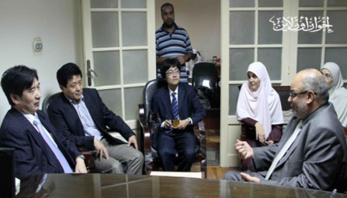 الحرية والعدالة بالإسكندرية يستقبل القنصل الصيني