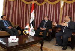 د. مرسي يستقبل السفير العماني بالقاهرة