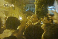 مظاهرة لشباب "الحرية والعدالة" ضدَّ مجازر الأسد