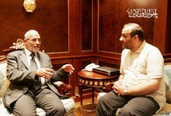 المرشد العام يستقبل وزير الشباب والرياضة الفلسطيني