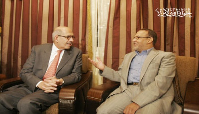 العريان والكتاتني يتفقان مع البرادعي على التوافق والبناء