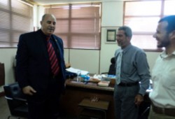 "الحرية والعدالة" بشمال سيناء يزور ديوان المحافظة