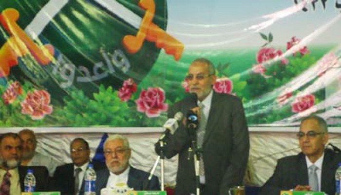 المرشد العام: لسنا طلاب سلطة ونريد مصلحة مصر