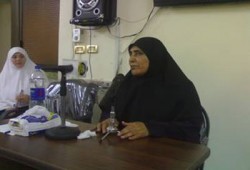 وزيرة المرأة الفلسطينية تلتقي عضوات "الحرية والعدالة" بالبحيرة