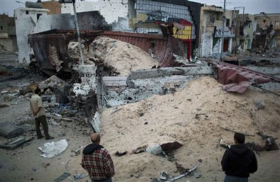 قصف لطرابلس وقتال عنيف بمصراتة