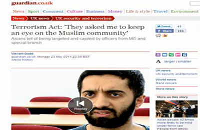 الجارديان: الأمن البريطاني يهدد مسلمين للعمل جواسيس