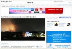 "النيويورك تايمز": هجمات الناتو لا تلبي مطالب الثوار