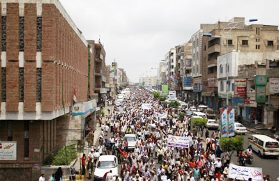 مليونية "جمعة الوحدة" بصنعاء لإسقاط صالح