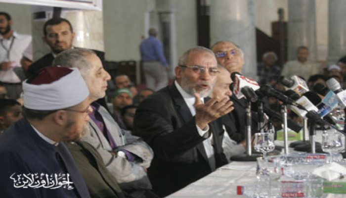 المرشد العام: مصر ستقهر كل مَن يريدها بالشر