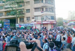 الجالية الفلسطينية تشارك في مليونية "الوحدة والمصالحة"