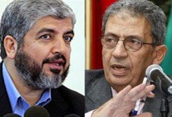 مشعل يبحث مع موسى تفاصيل اتفاق المصالحة