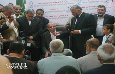 المرشد العام يفتتح المقر العام لإخوان المنيا