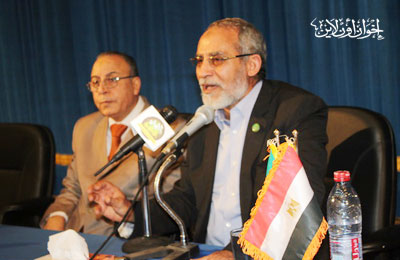 المرشد العام يلتقي قيادات وشباب الإخوان بالبحيرة