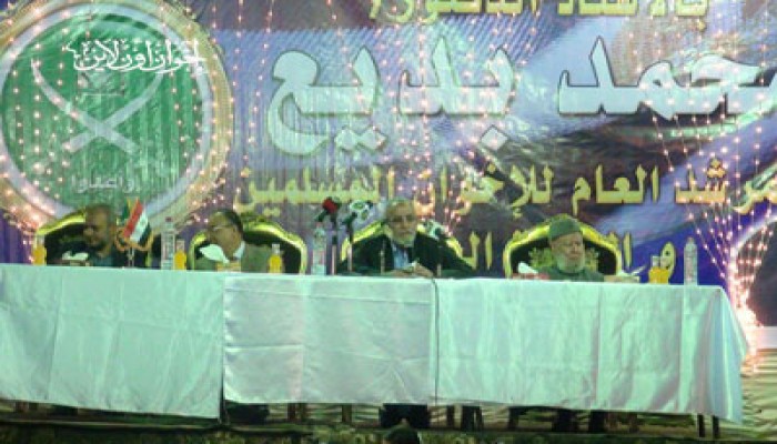 المرشد العام: الأقباط شاركوا في تأسيس "الحرية والعدالة"