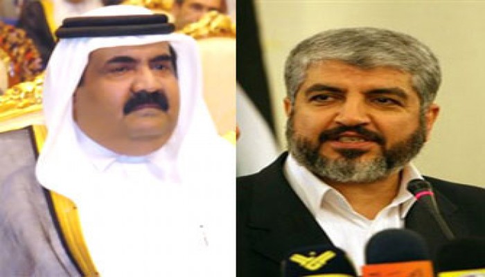 مشعل يلتقي أمير قطر لبحث المصالحة