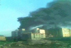 حريق ضخم يلتهم مستشفى "النفسية" بالمنوفية