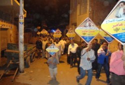 أهالي المنوفية يعلنون تأييدهم لمرشحي الإخوان