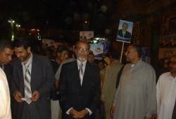 مسيرة ناجحة لمرشح طلخا رغم معوقات الأمن