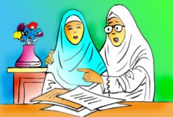 ابنتي تتحدث بأسلوب غير لائق